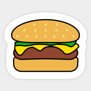 Burger design Sticker